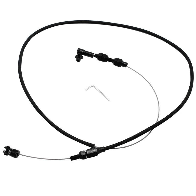 36 inch Throttle Cable Braided Stainless Steel Black Universal Accelerator for Mopar Ford GM Chevrolet
36 inch Throttle Cable Braided Stainless Steel Black Universal Accelerator for Mopar Ford GM Chevrolet