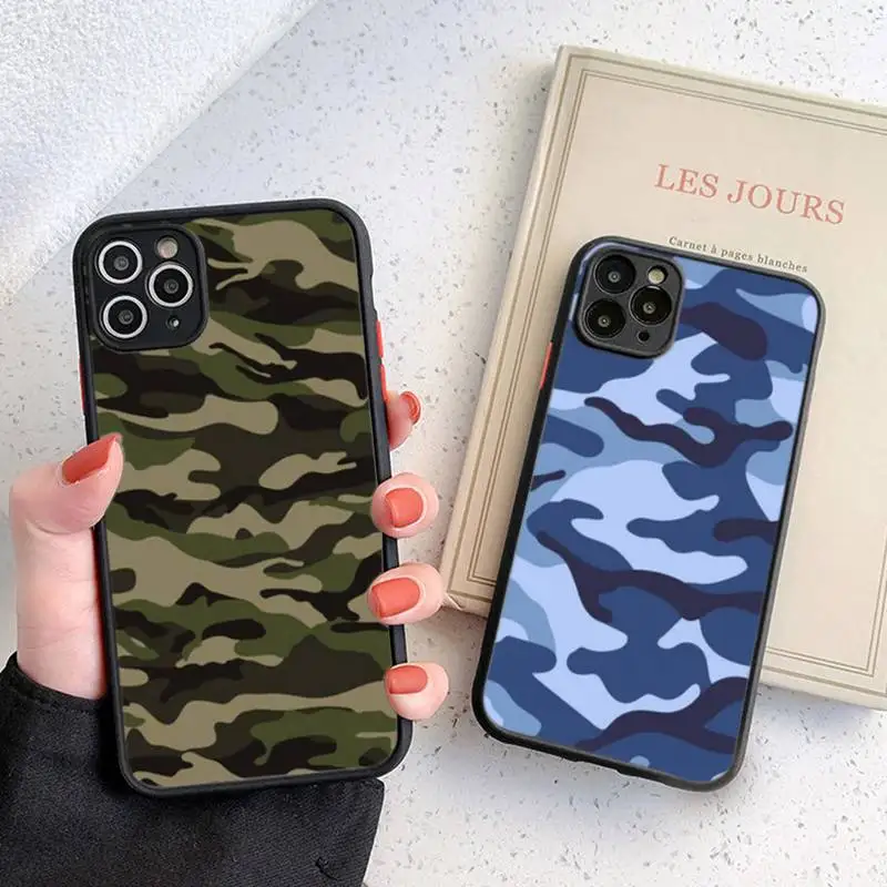 Camouflage Pattern Camo Phone Case Black Transparent Matte For IPhone 7 8 11 12 S Mini Pro X XS XR MAX Plus Cover Shell
Camouflage Pattern Camo Phone Case Black Transparent Matte For IPhone 7 8 11 12 S Mini Pro X XS XR MAX Plus Cover Shell