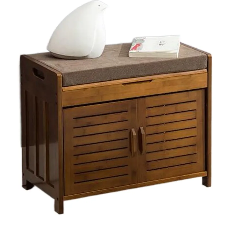 Bamboo Furniture 2 Doors Shoe Cabinet with Drawer & Removable Seat Cushion Shoe Cabinet Storage Unit Bench Entryway Organizer
Bamboo Furniture 2 Doors Shoe Cabinet with Drawer & Removable Seat Cushion Shoe Cabinet Storage Unit Bench Entryway Organizer