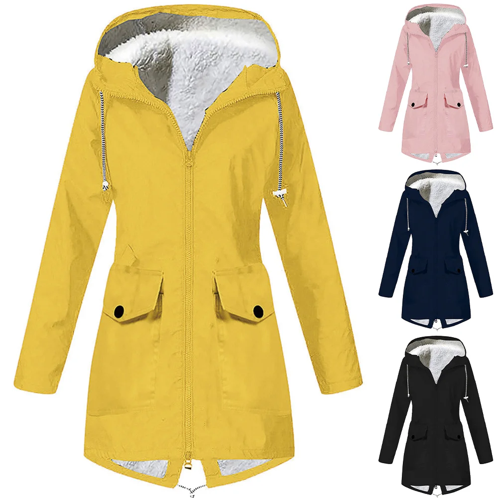 Womens Long Sleeve Hoodie Streetwear Jacket Waterproof Ladies Zip Hooded Coat Female Slim Outdoor Coats Tops
Womens Long Sleeve Hoodie Streetwear Jacket Waterproof Ladies Zip Hooded Coat Female Slim Outdoor Coats Tops