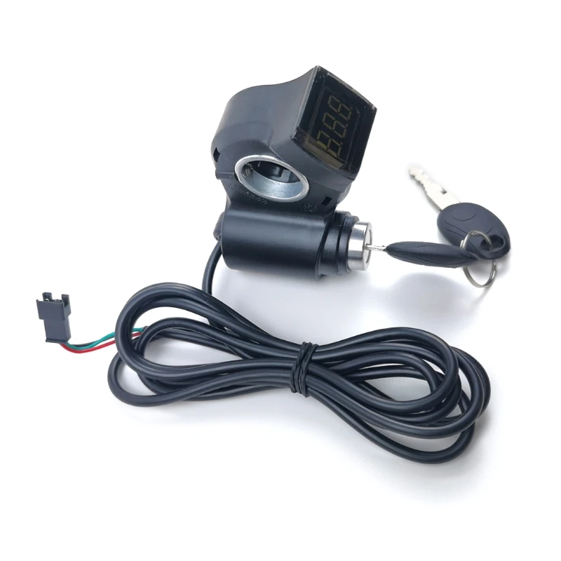 Electric Scooter Finger Ignition Lock Key Cylinder Starter Switch Lock Key Digital Voltage Display Scooter Accessories
Electric Scooter Finger Ignition Lock Key Cylinder Starter Switch Lock Key Digital Voltage Display Scooter Accessories