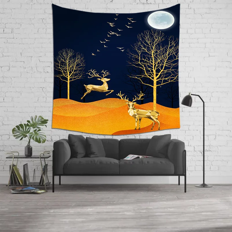 The Stars and The Mysterious Deer Tapestry Wall Hanging Tapestries Wall Blanket Wall Art for Living Room Bedroom Home Decor
The Stars and The Mysterious Deer Tapestry Wall Hanging Tapestries Wall Blanket Wall Art for Living Room Bedroom Home Decor