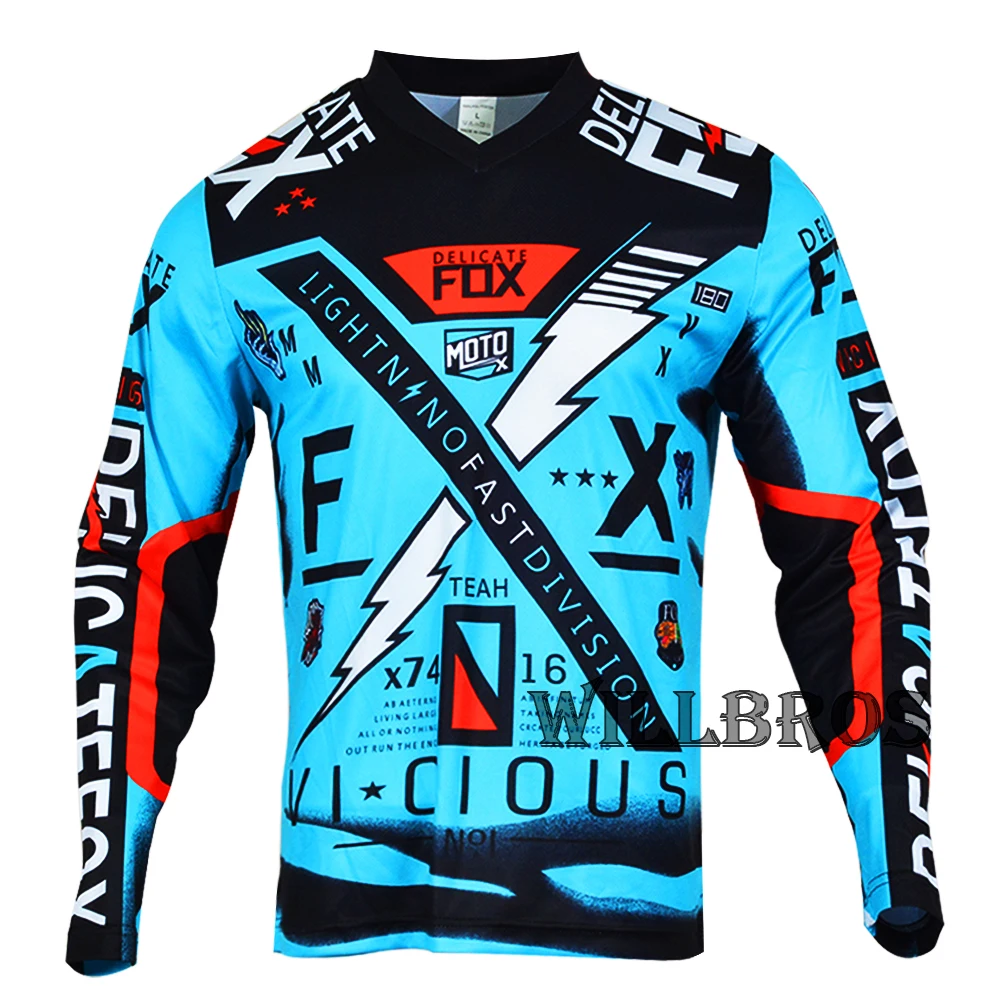 Delicate Fox 180 Vicious Jersey Mountain Bicycle Offroad T-shirt Motorbike Motocross Street Moto Summer Long Sleeve
Delicate Fox 180 Vicious Jersey Mountain Bicycle Offroad T-shirt Motorbike Motocross Street Moto Summer Long Sleeve