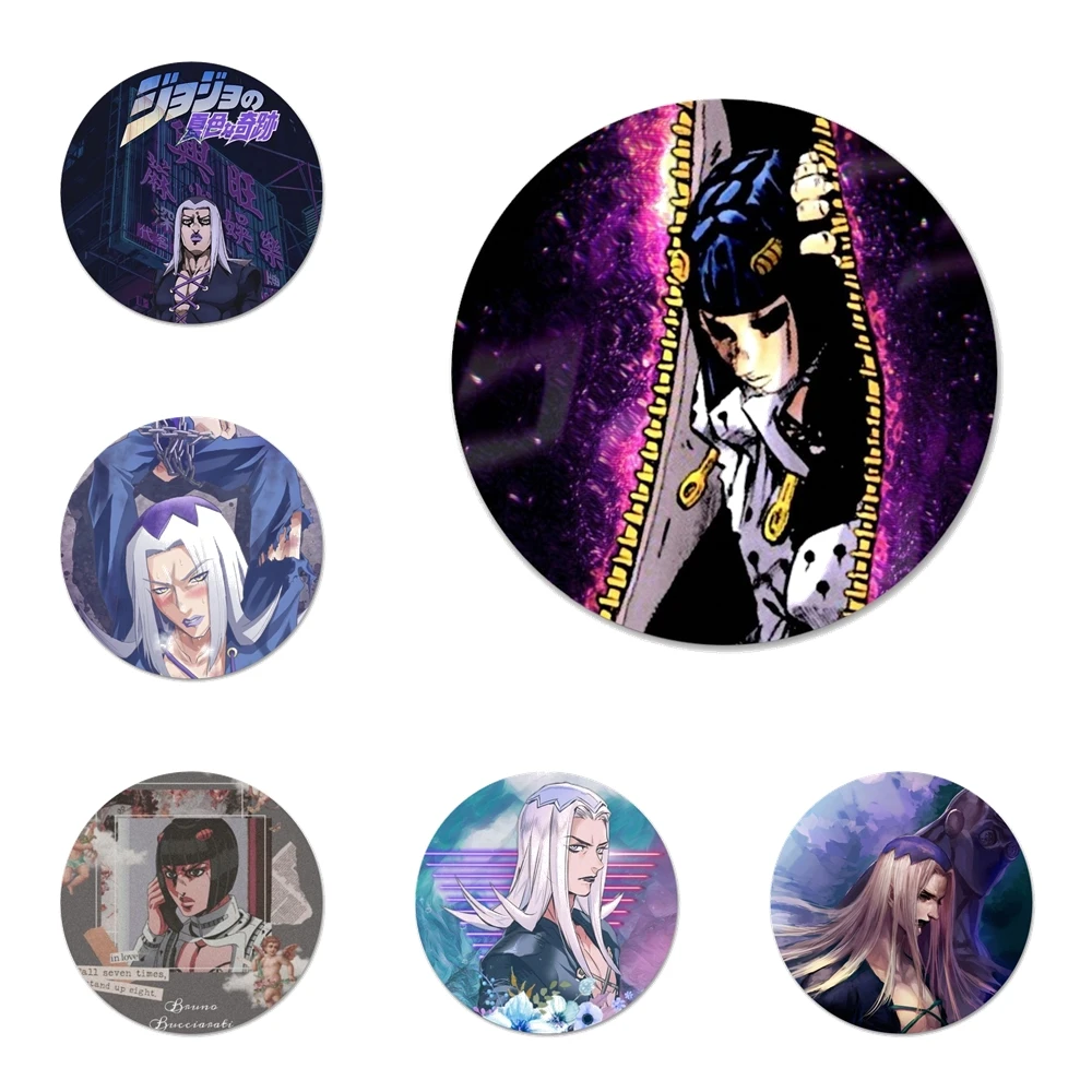 Bruno Bucciarati Leone Abbacchio Anime Icons Pins Badge Decoration Brooches Metal Badges For Clothes Backpack Decoration 58mm
Bruno Bucciarati Leone Abbacchio Anime Icons Pins Badge Decoration Brooches Metal Badges For Clothes Backpack Decoration 58mm