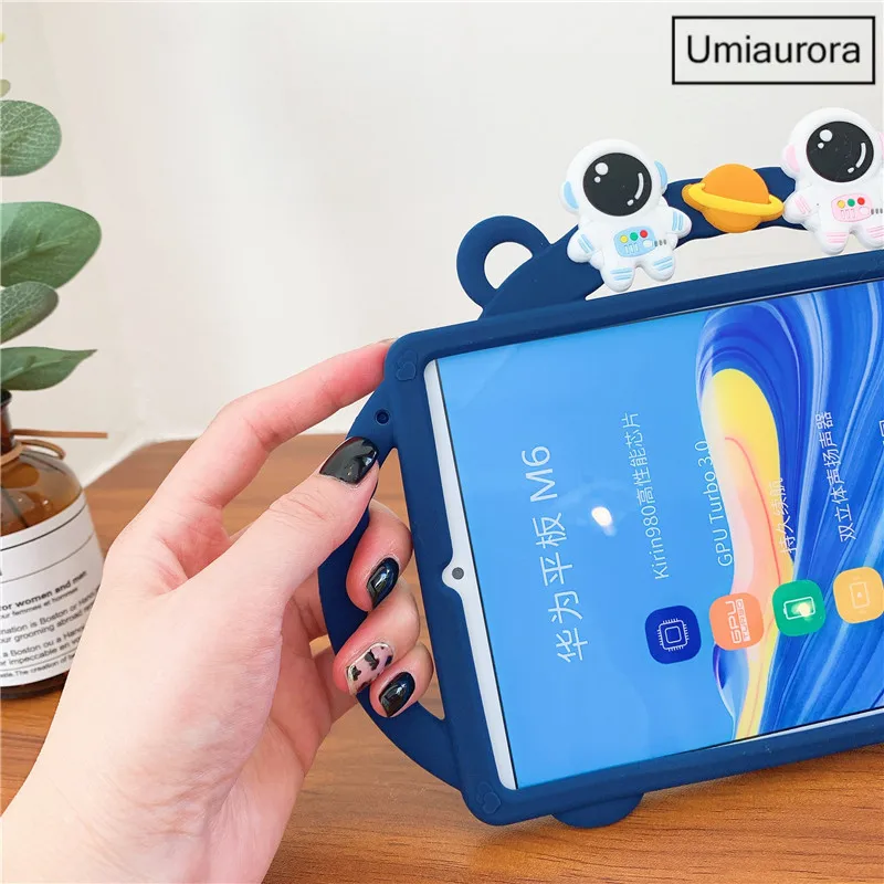 Детский мультяшный чехол для Huawei MatePad T10 T10S Pro 10 8 4 силиконовый планшета Mediapad M5 Lite 0