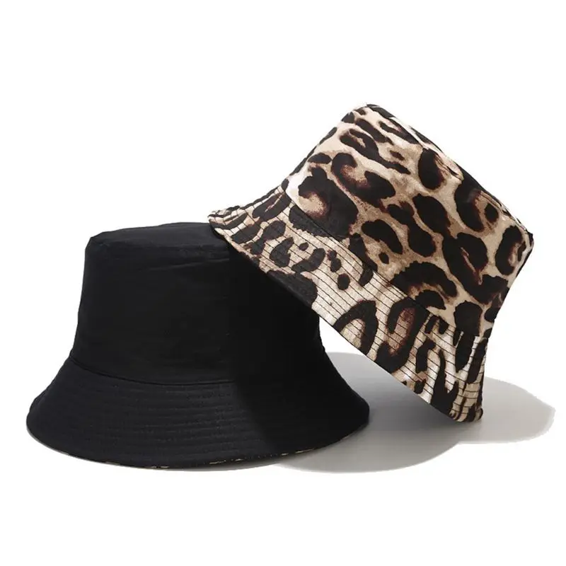 Unisex Bohemian Leopard Print Bucket Hat Reversible Outdoor Panama Fisherman Cap Y1QD
Unisex Bohemian Leopard Print Bucket Hat Reversible Outdoor Panama Fisherman Cap Y1QD