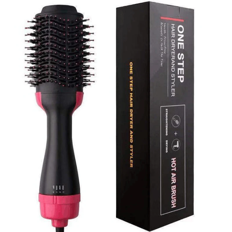 One Step Hair Dryer Straight Hair Comb Negative Ions Dryer Brush Professional Rotating Comb Style Blow Hot Air Brush Salon Tools
One Step Hair Dryer Straight Hair Comb Negative Ions Dryer Brush Professional Rotating Comb Style Blow Hot Air Brush Salon Tools