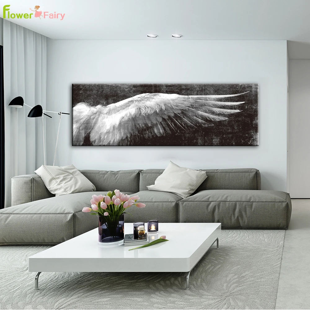 Abstract Angel Wings Wall Art Canvas Painting Cuadros Black And White Nordic Poster Wall Pictures For Living Room Unframed
Abstract Angel Wings Wall Art Canvas Painting Cuadros Black And White Nordic Poster Wall Pictures For Living Room Unframed