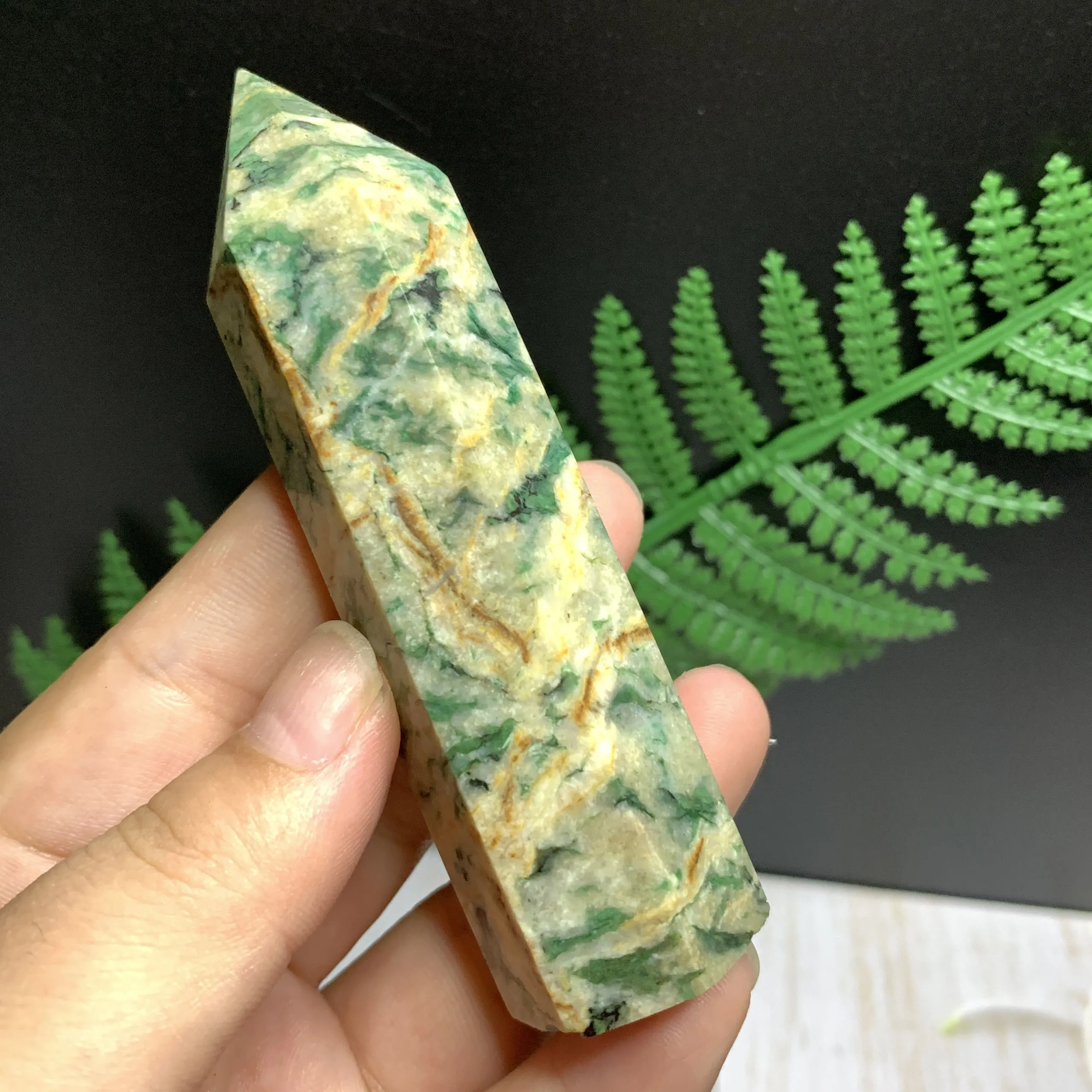 Минеральная палочка Trimeresurus Stejnegeri Point, Высококачественная кристаллическая башня, 9-10 см, кварц для лечения, для украшения дома
Минеральная палочка Trimeresurus Stejnegeri Point, Высококачественная кристаллическая башня, 9-10 см, кварц для лечения, для украшения дома