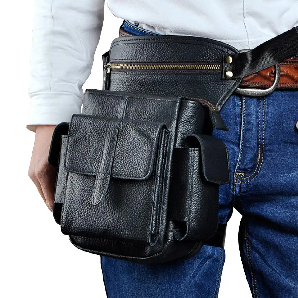 New Men's Crazy Horse Cowhide First Layer Cowhide Drop Leg Fanny Waist Pack Vintage Messenger Cross Body Shoulder Bag
New Men's Crazy Horse Cowhide First Layer Cowhide Drop Leg Fanny Waist Pack Vintage Messenger Cross Body Shoulder Bag