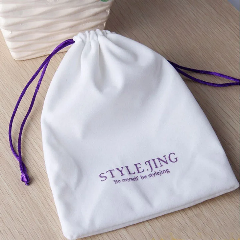 White Velvet Jewelry Gift Bags 7x9cm 8x10cm 10x13cm 12x16cm Watches Makeup Drawstring Pouch
White Velvet Jewelry Gift Bags 7x9cm 8x10cm 10x13cm 12x16cm Watches Makeup Drawstring Pouch