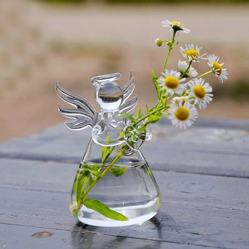 TOP Home Garden Decor Clear Angel Glass Hanging Vase Bottle Terrarium Hydroponic Container Plant Pot 5cm*9cm/7cm*11cm Dropship -
TOP Home Garden Decor Clear Angel Glass Hanging Vase Bottle Terrarium Hydroponic Container Plant Pot 5cm*9cm/7cm*11cm Dropship -