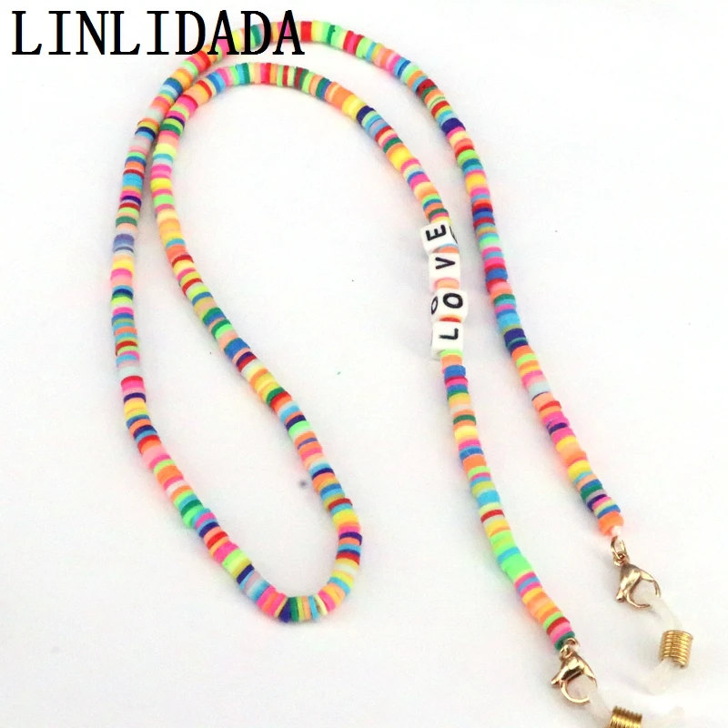 Hot 5Pcs, 2020 Colorful Clay Mask Chains Holder Women Handmade Face Mask Lanyard Boho Long Beaded Necklace Gift
Hot 5Pcs, 2020 Colorful Clay Mask Chains Holder Women Handmade Face Mask Lanyard Boho Long Beaded Necklace Gift