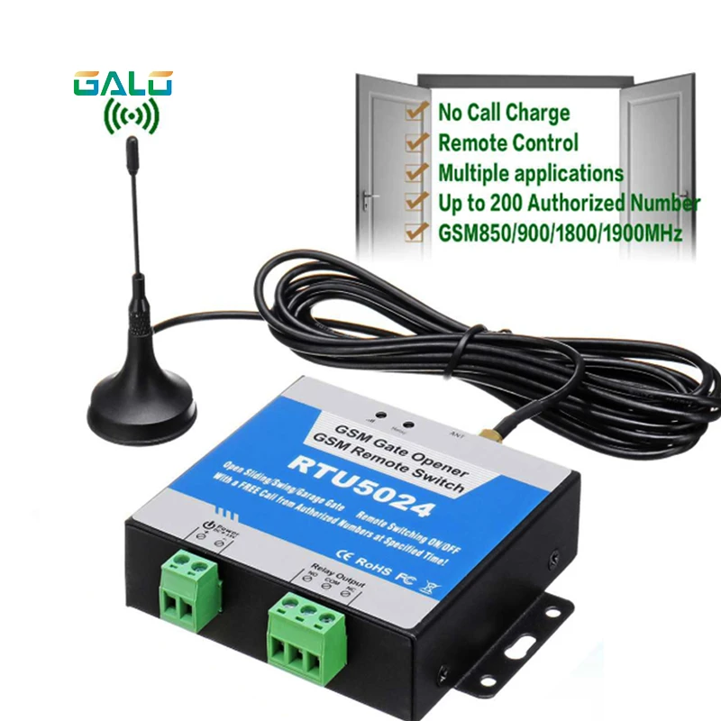 3G GSM Gate Opener 3G Network GSM Remote Switch Gate Door Opener Relay Switch Remote Access Control Door Opener
3G GSM Gate Opener 3G Network GSM Remote Switch Gate Door Opener Relay Switch Remote Access Control Door Opener