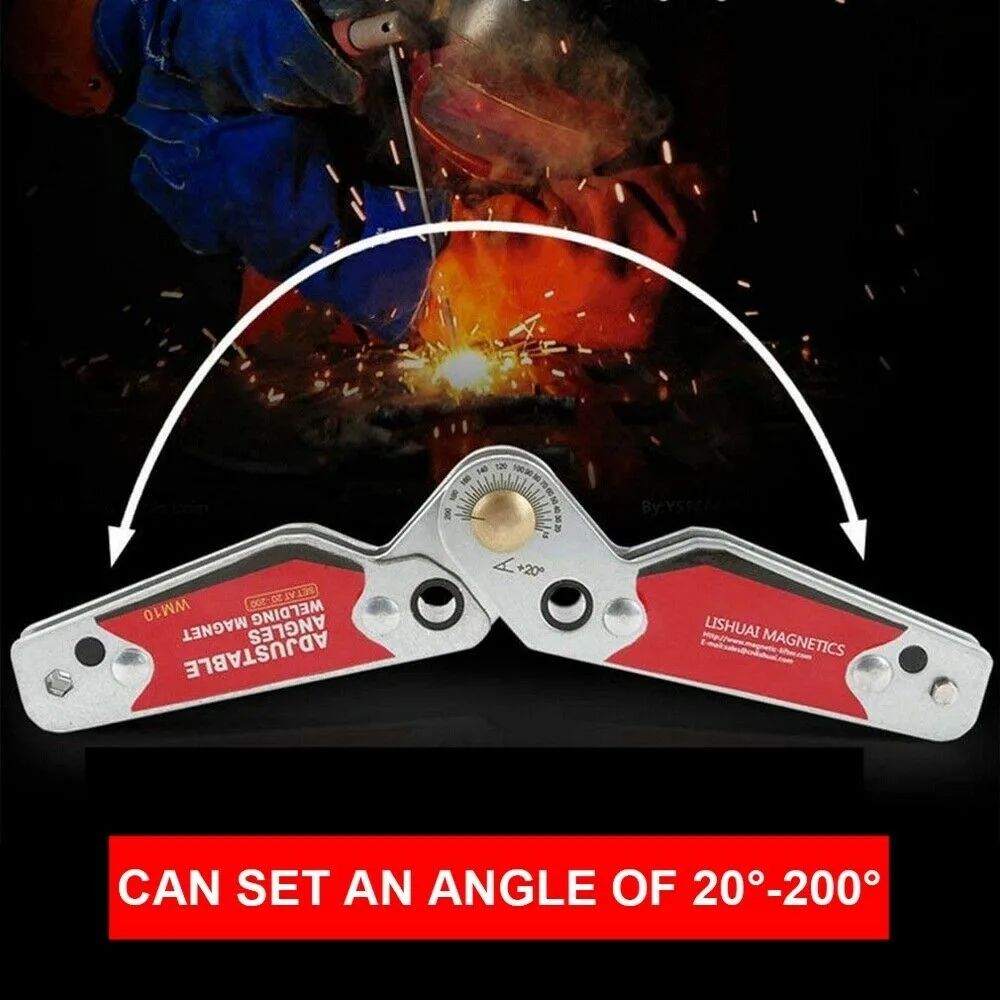 20°-200° Angle Adjustable Welding Positioner Magnet Fixture Positioning Tool With Wrench Welding Fixing Fixture Welding Bracket
20°-200° Angle Adjustable Welding Positioner Magnet Fixture Positioning Tool With Wrench Welding Fixing Fixture Welding Bracket