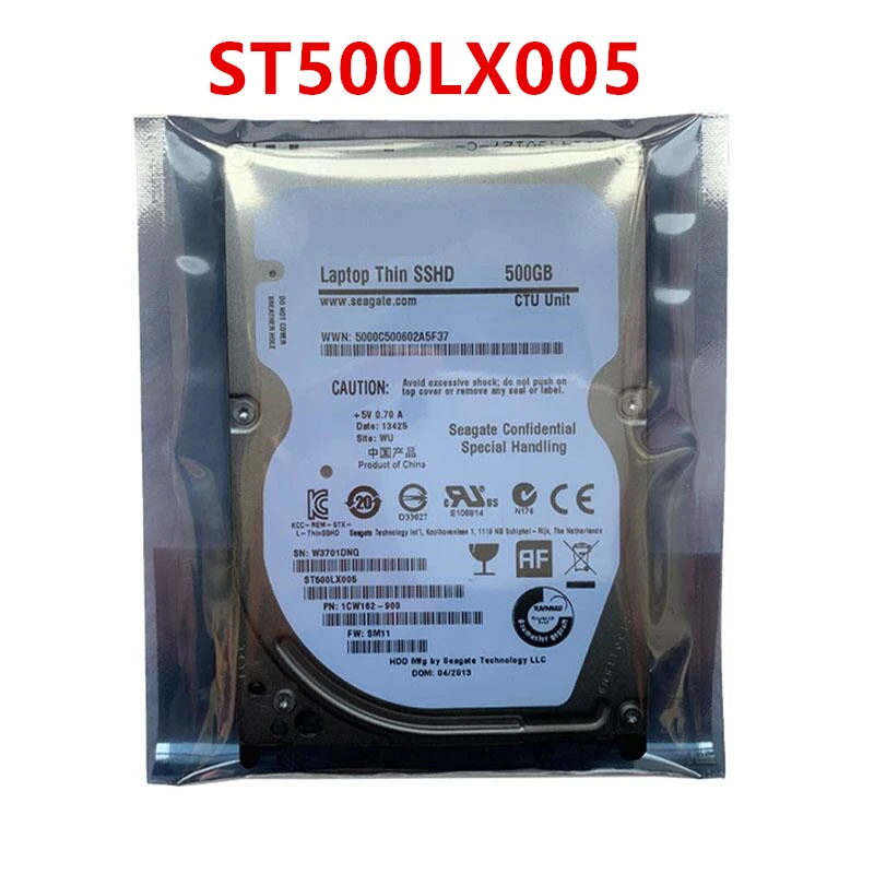 

Original New SSHD For Seagate 500GB 2.5" SATA 6 Gb/s 32MB 5400RPM 7MM For Internal Hard Disk For Notebook HDD For ST500LX005