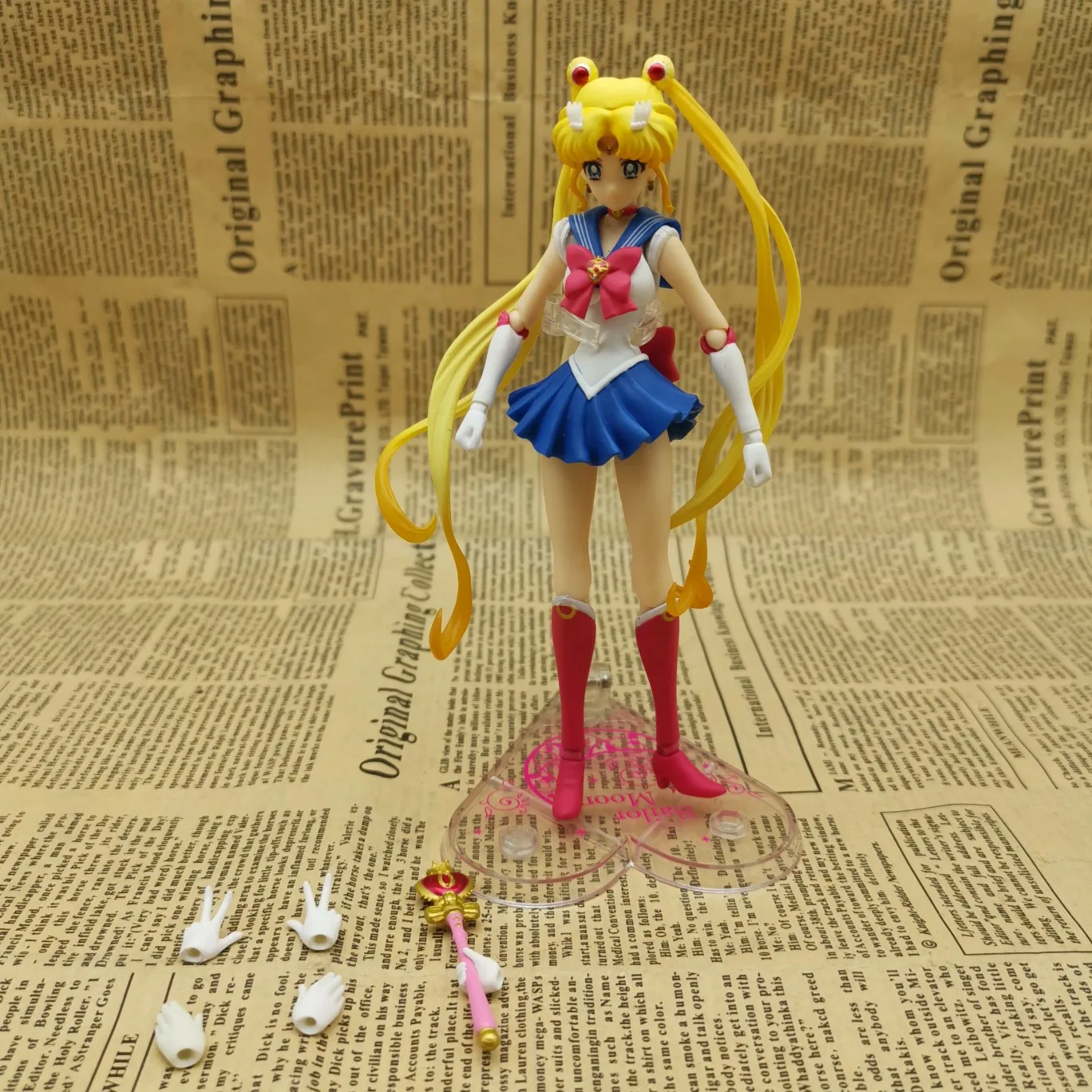 BANDAI Genuine Action Figure Soul Limited SHF Sailor Moon Chibiusa Sailor Moon Chibiusa Movable Model Accessories Ornaments
BANDAI Genuine Action Figure Soul Limited SHF Sailor Moon Chibiusa Sailor Moon Chibiusa Movable Model Accessories Ornaments