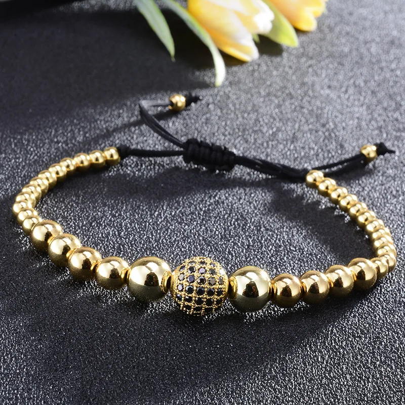 European And American Fashion Temperament Trend Round Bead Inlaid Zircon Woven Creative Four-color Bracelet
European And American Fashion Temperament Trend Round Bead Inlaid Zircon Woven Creative Four-color Bracelet