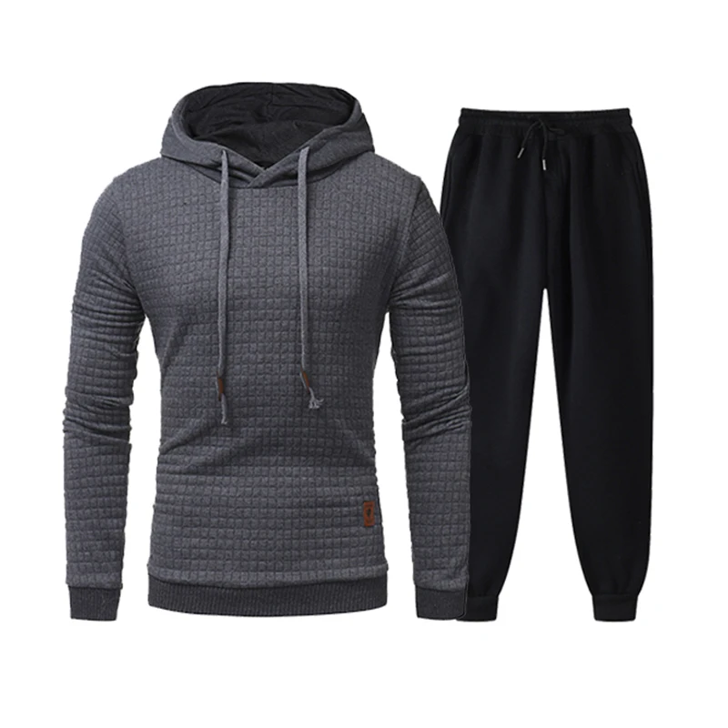 Autumn Winter Slim Men's Tracksuit Hoodies Set Men Casual Sweatshirt+Sweatpants 2 Pieces Suit Harajuku Fashion Streetwear Male
Autumn Winter Slim Men's Tracksuit Hoodies Set Men Casual Sweatshirt+Sweatpants 2 Pieces Suit Harajuku Fashion Streetwear Male