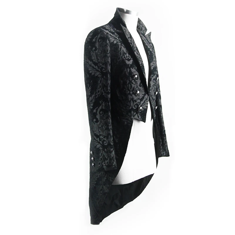 Winter Coats For Men Jacquard Phoenix Tail Cincher Renaissance Costumes Lapel Neck Trench Skinny Long Outwear Black
Winter Coats For Men Jacquard Phoenix Tail Cincher Renaissance Costumes Lapel Neck Trench Skinny Long Outwear Black