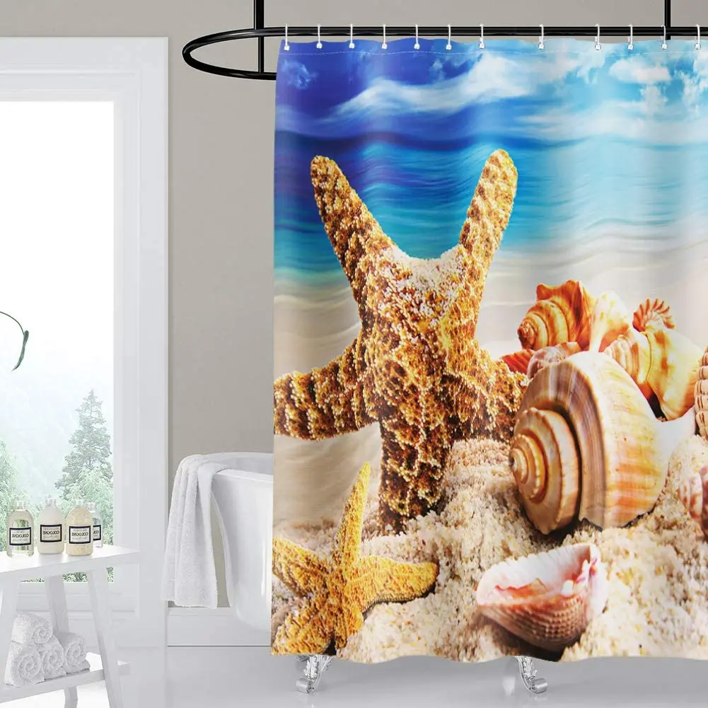 Shower curtain anti-mold waterproof antibacterial polyester, with 12 rings, 180 x 180 cm
Shower curtain anti-mold waterproof antibacterial polyester, with 12 rings, 180 x 180 cm