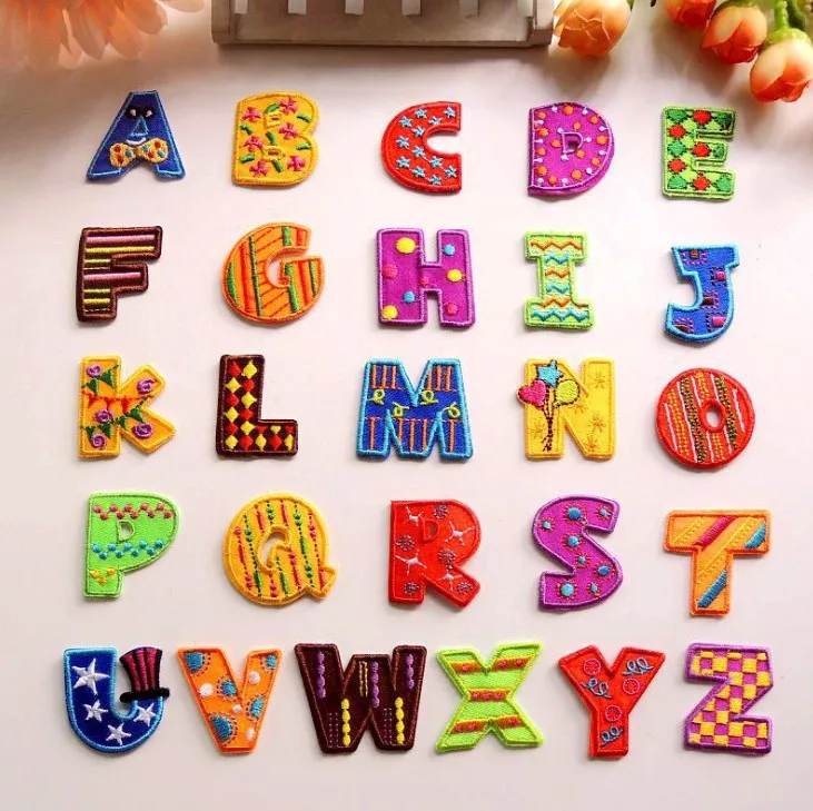 Colorful Letters Embroidered Patch Alphabet Applique Diy Letters Sticker Clothes Pattern Decal Sewing/Iron On Name Badge Patch
Colorful Letters Embroidered Patch Alphabet Applique Diy Letters Sticker Clothes Pattern Decal Sewing/Iron On Name Badge Patch