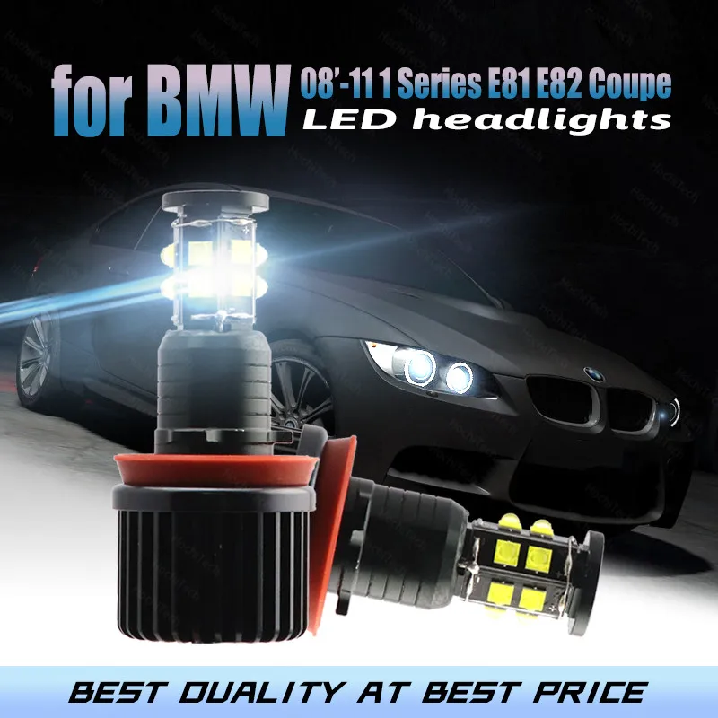 Ultra Bright White Free Error Day Light High Power 240W H8 / H11 for BMW 2008-2011 1 Series E81 E82 Coupe LED Angel Eyes Marker
Ultra Bright White Free Error Day Light High Power 240W H8 / H11 for BMW 2008-2011 1 Series E81 E82 Coupe LED Angel Eyes Marker