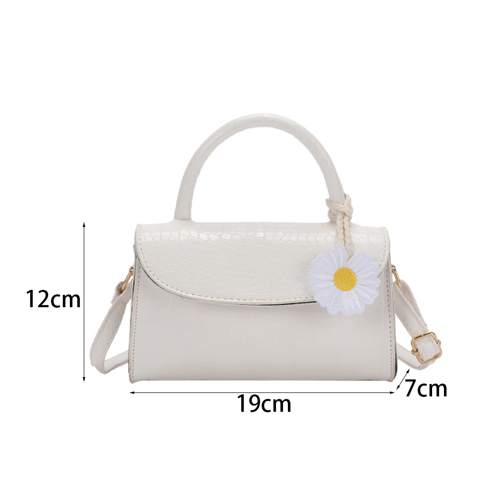 Vintage Women Alligator Pattern Shoulder Crossbody Bags PU Leather Daisy Pendant Messenger Bag Casual Ladies Small Handbag Purse
Vintage Women Alligator Pattern Shoulder Crossbody Bags PU Leather Daisy Pendant Messenger Bag Casual Ladies Small Handbag Purse
