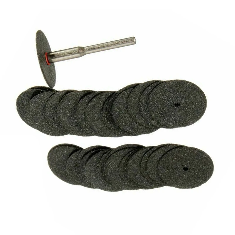 36pcs 24mm Resin Cutting Wheel Metal Cutting Disc Grinder Rotary Tool Cutting Sanding Disc Grinding Wheel +1pc Connecting Rod
36pcs 24mm Resin Cutting Wheel Metal Cutting Disc Grinder Rotary Tool Cutting Sanding Disc Grinding Wheel +1pc Connecting Rod