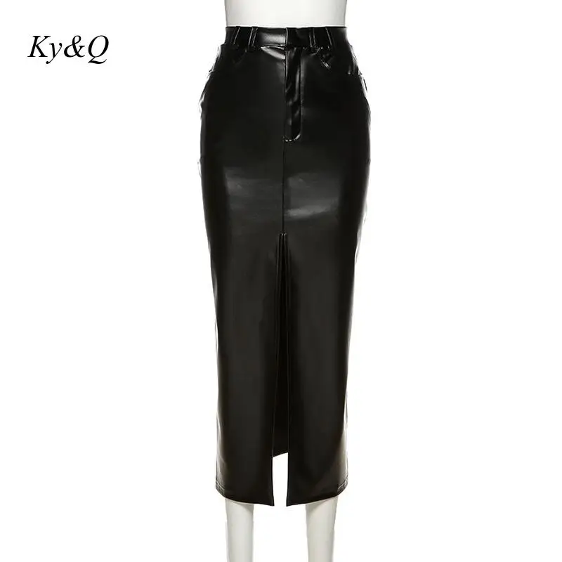Black Pu Leather Women 2021 New Midi Sexy High Waist Bodycon Split Pencil Skirt Office Front Elegant Sheath Wrap
Black Pu Leather Women 2021 New Midi Sexy High Waist Bodycon Split Pencil Skirt Office Front Elegant Sheath Wrap