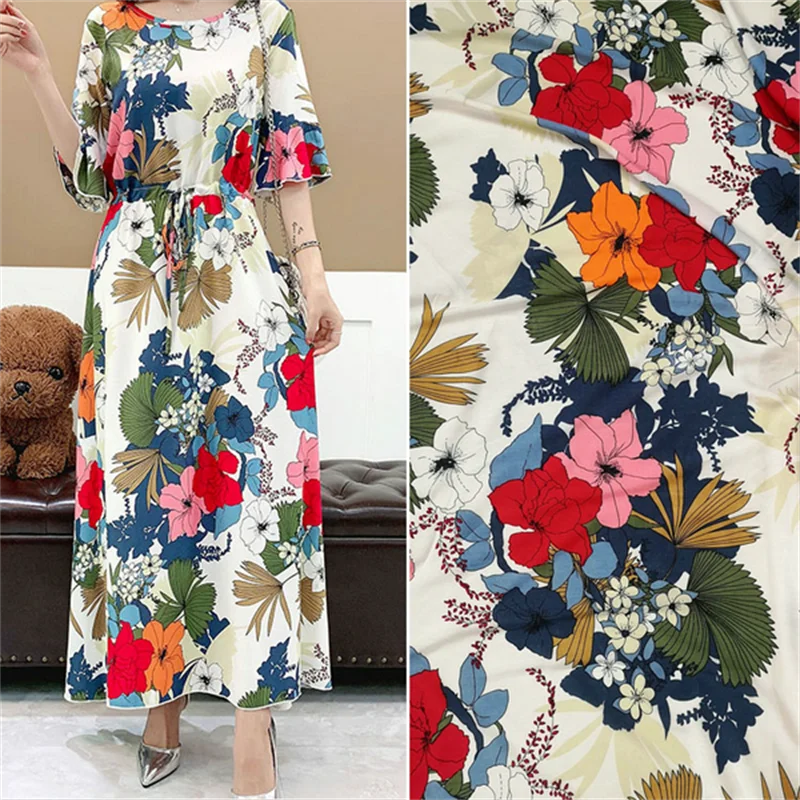 2021 New Flower Type Pastoral Floral Rayon Fabric Summer Fashion Dress Rayon Fabric Mulberry Silk Mercerized Cotton Cloth
2021 New Flower Type Pastoral Floral Rayon Fabric Summer Fashion Dress Rayon Fabric Mulberry Silk Mercerized Cotton Cloth