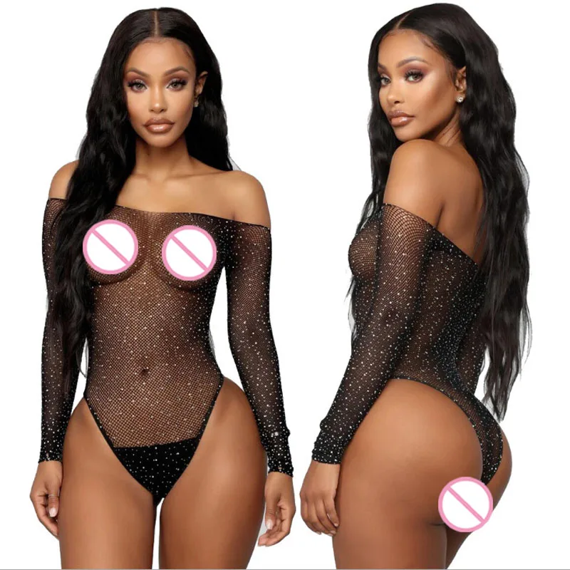 Long Sleeve High Cut Diamond Fishnet Bodysuit See Through Swimsuit Bodystocking Sexy Hot Erotic Body Suit Tops Swimwear Sukumizu
Long Sleeve High Cut Diamond Fishnet Bodysuit See Through Swimsuit Bodystocking Sexy Hot Erotic Body Suit Tops Swimwear Sukumizu