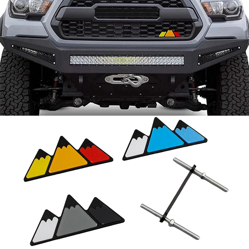 Car Decoration Tri-Color Grille Badge Mountain Emblem Decals Plastic Decorative Label for Toyota Tacoma 4runner Tundra
Car Decoration Tri-Color Grille Badge Mountain Emblem Decals Plastic Decorative Label for Toyota Tacoma 4runner Tundra