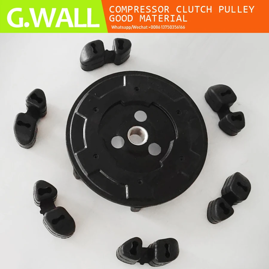 for air ac compressor clutch hub + rubber for 5SE09C 5SL12C 5SEU12C 6SEU14C 6SEU17C 7SEU17C FOR Volkswagen AUDI BMW SKODA SEAT
for air ac compressor clutch hub + rubber for 5SE09C 5SL12C 5SEU12C 6SEU14C 6SEU17C 7SEU17C FOR Volkswagen AUDI BMW SKODA SEAT