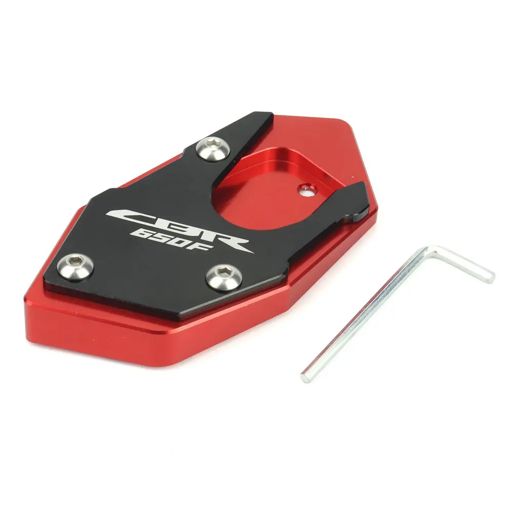 For Honda CB 650F CBR 650F CB650F CBR650F 2014-2020 Motorcycle CNC Kickstand Foot Side Stand Extension Pad Support Plate
For Honda CB 650F CBR 650F CB650F CBR650F 2014-2020 Motorcycle CNC Kickstand Foot Side Stand Extension Pad Support Plate