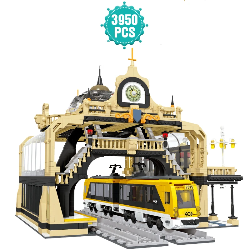 Creator European Railway Station Architecture Bricks Street View Building Block Toys HolidayGift For Adult
Creator European Railway Station Architecture Bricks Street View Building Block Toys HolidayGift For Adult