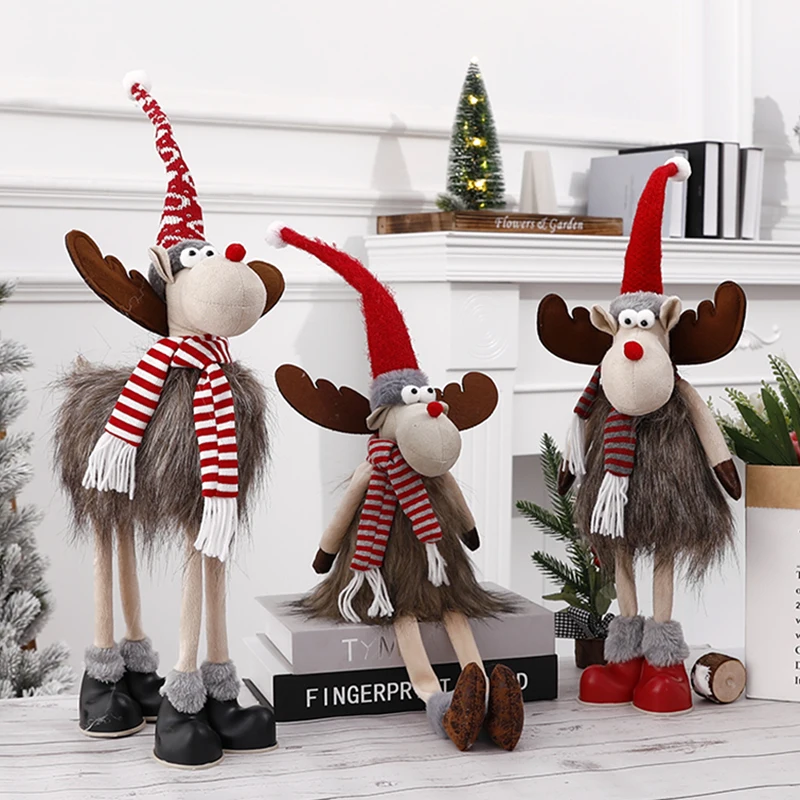 Large Standing Christmas Elk Doll with Lights Christmas Elk Doll Kids Gifts Reindeer Navidad Ornaments Christmas Home Decoration
Large Standing Christmas Elk Doll with Lights Christmas Elk Doll Kids Gifts Reindeer Navidad Ornaments Christmas Home Decoration