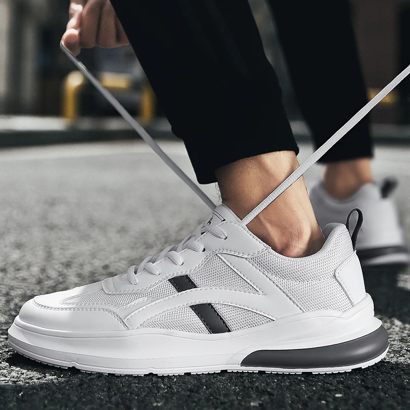 NEW Men's Breathable Thick-soled Fashion Sports Shoes High-top Color Matching Running Shoes Mid-low State Casual Shoes 2021
NEW Men's Breathable Thick-soled Fashion Sports Shoes High-top Color Matching Running Shoes Mid-low State Casual Shoes 2021