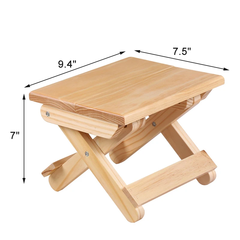 Pine Wood Square Folding Stool Bench Ottoman Protable Small Soild Wood Stool Outdoor Mazar Fishing Chair Home Kids Furniture
Pine Wood Square Folding Stool Bench Ottoman Protable Small Soild Wood Stool Outdoor Mazar Fishing Chair Home Kids Furniture