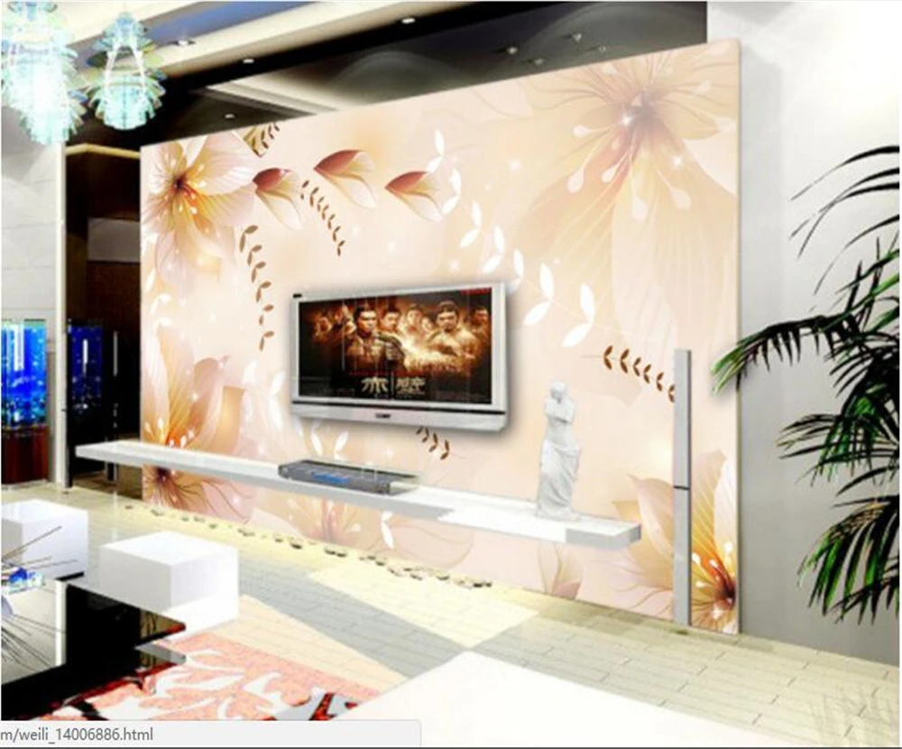 beibehang Large Custom Wallpaper Beautiful Dream Flower Flower TV Wall Wall Decorative Painting
beibehang Large Custom Wallpaper Beautiful Dream Flower Flower TV Wall Wall Decorative Painting