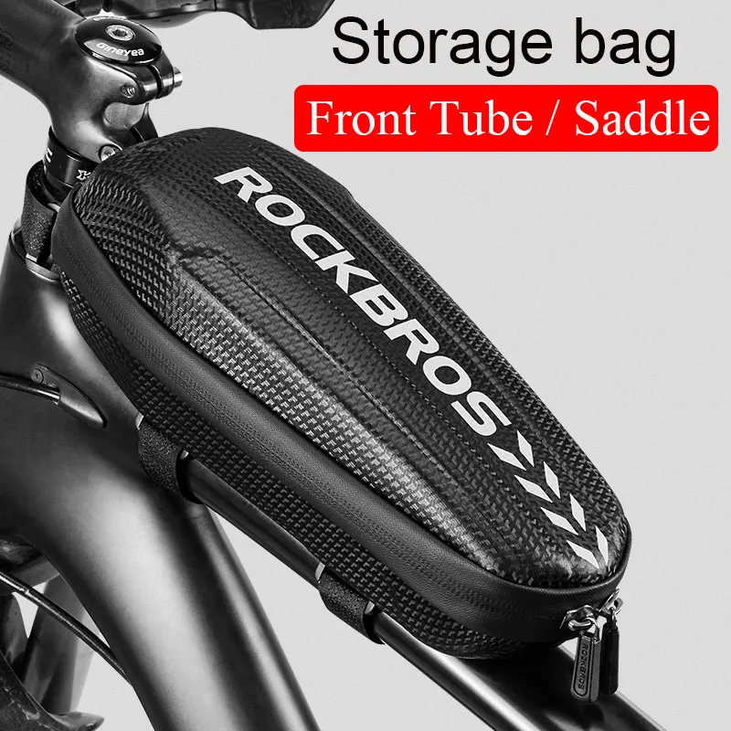 ROCKBROS Hard Shell Bicycle Frame Front Tube Bag Rainproof MTB Road Folding Bike Top Tube/Saddle Bag Large Capacity Storage Bags
ROCKBROS Hard Shell Bicycle Frame Front Tube Bag Rainproof MTB Road Folding Bike Top Tube/Saddle Bag Large Capacity Storage Bags