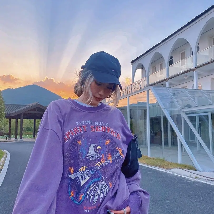2021 New Retro Top Strawberry Print Harajuku Hoodie Women Loose Hip Hop Streetwear Sweatshirt American Oversized Pullover jacket
2021 New Retro Top Strawberry Print Harajuku Hoodie Women Loose Hip Hop Streetwear Sweatshirt American Oversized Pullover jacket