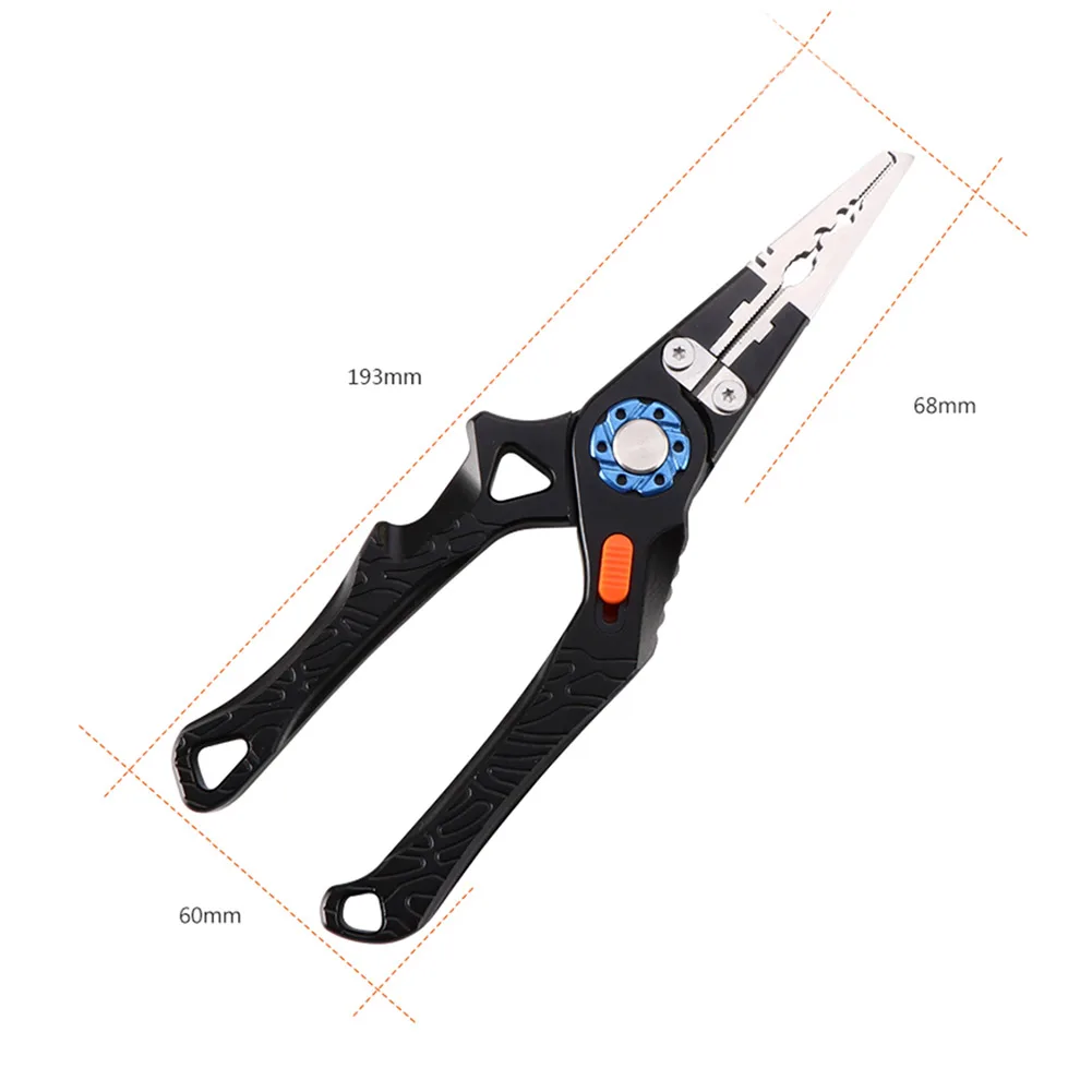 Multi-functional Fishing Pliers Aluminum Alloy Line Cutting Scissor Hook Remover Cutter Tools Lure Fishing Supplies 
Multi-functional Fishing Pliers Aluminum Alloy Line Cutting Scissor Hook Remover Cutter Tools Lure Fishing Supplies