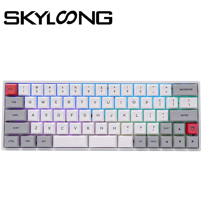 Skyloong SK66s Teclado Mecánico мини клавиши Bluetooth игровая клавиатура Usb мини-пк белый/розовый колпачки 60% клавиатура для ноутбука MAC/Win
Skyloong SK66s Teclado Mecánico мини клавиши Bluetooth игровая клавиатура Usb мини-пк белый/розовый колпачки 60% клавиатура для ноутбука MAC/Win