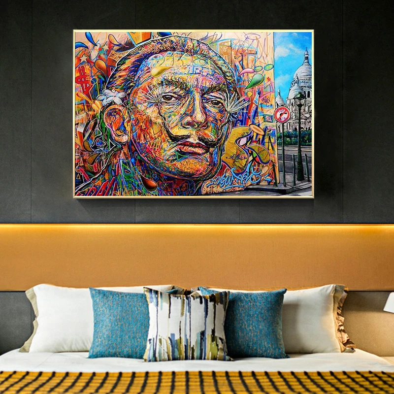 Abstract Men Face Graffiti Street Art Canvas Painting Posters and Prints Pop Wall Art for Living Room Decor Cuadros Para Salon
Abstract Men Face Graffiti Street Art Canvas Painting Posters and Prints Pop Wall Art for Living Room Decor Cuadros Para Salon
