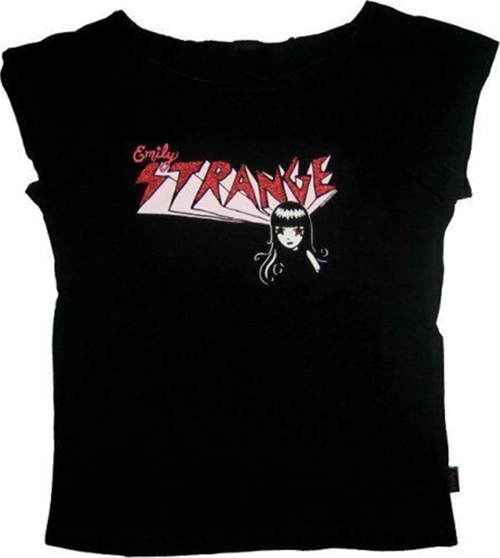 Juniors Womens Black Emily The Strange Character Strange Sparkles Shirt Tee Streetwear Casual Tee Shirt
Juniors Womens Black Emily The Strange Character Strange Sparkles Shirt Tee Streetwear Casual Tee Shirt