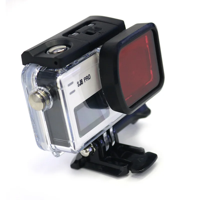 Аксессуары для камеры SJ8 фильтр дайвинга Красный Водонепроницаемый чехол