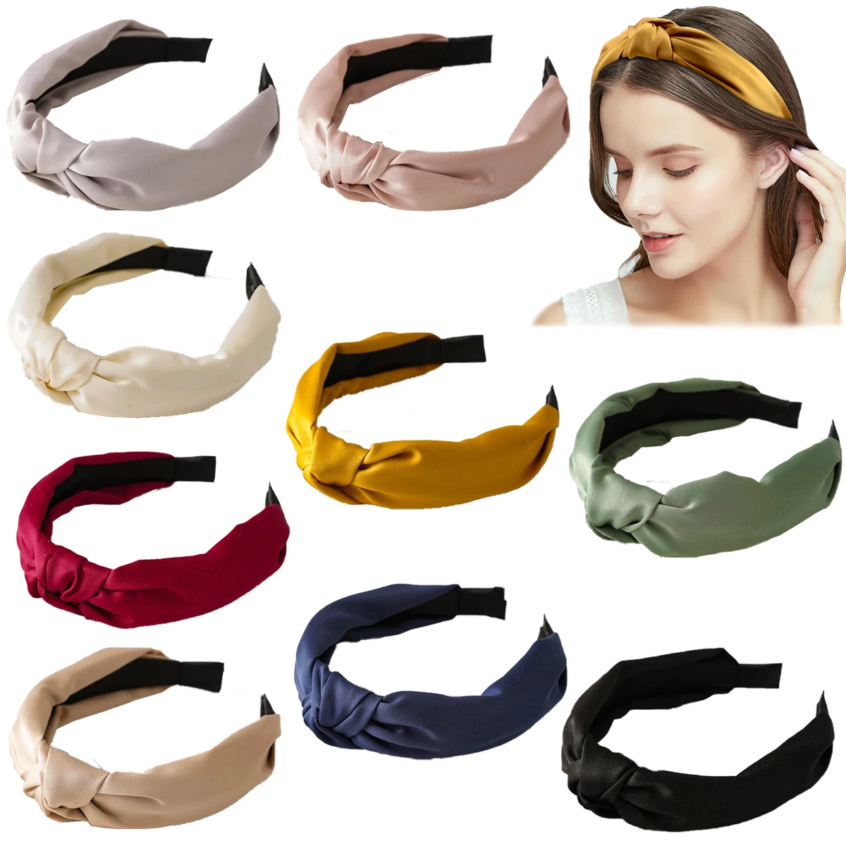 Women Knotted Top Headband Bow Cross Hair Band Girls Hair Hoop Headwear Hairband Elegant Hair Accessories for Lady
Women Knotted Top Headband Bow Cross Hair Band Girls Hair Hoop Headwear Hairband Elegant Hair Accessories for Lady