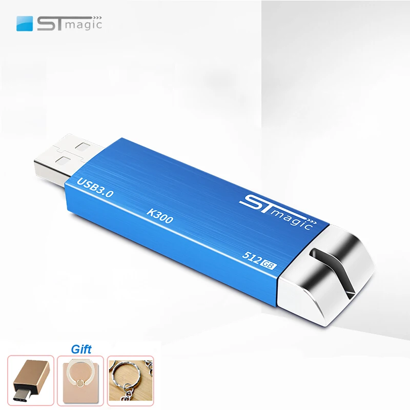 Металлический флеш накопитель Stmagic 64 ГБ 32 128 256 ГБ|USB флэш-накопители| |