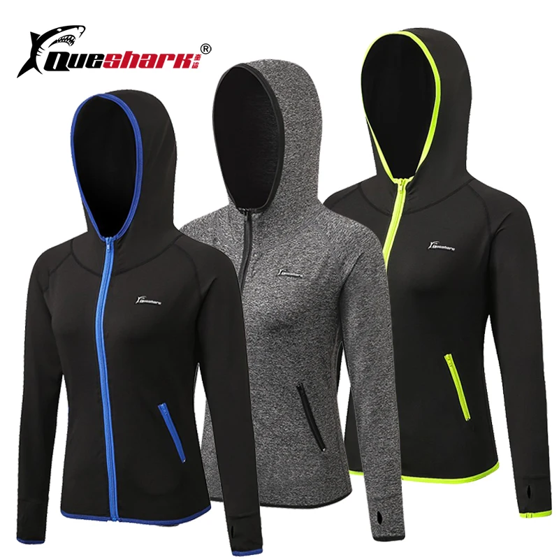 Queshark Women Hooded Zipper Running Jacket Long Sleeve Coat Sports Fitness Ladies Yoga Jacket Windbreaker Training Sportswear
Queshark Women Hooded Zipper Running Jacket Long Sleeve Coat Sports Fitness Ladies Yoga Jacket Windbreaker Training Sportswear